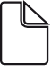 Icono con forma de una hoja de papel